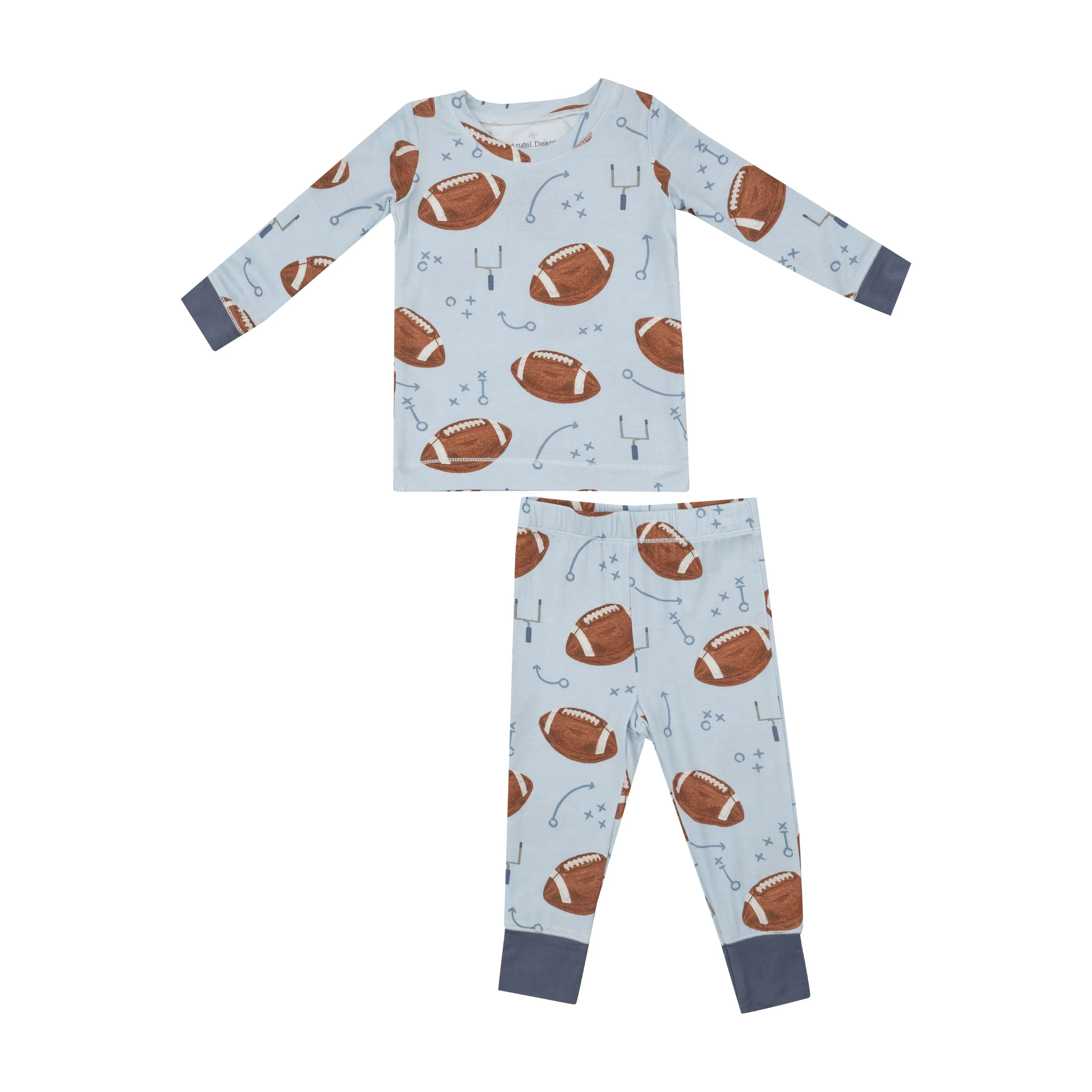 Angel Dear Footballs Blue - L/S loungewear Set 171-F24-FOB 5108