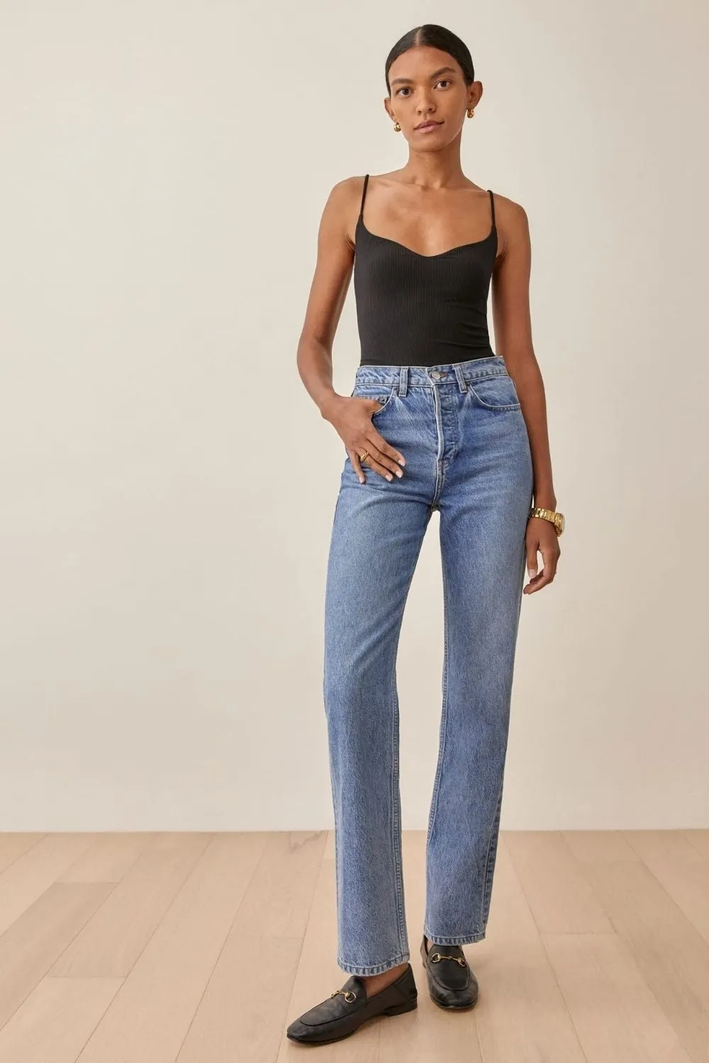 Basic Black Spaghetti Top