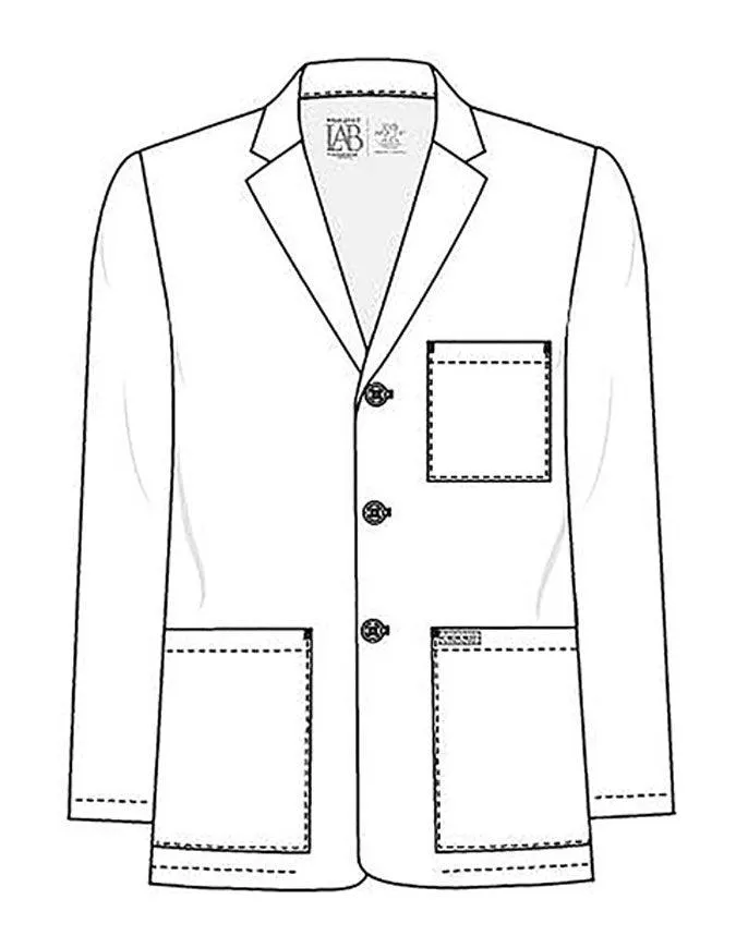 Cherokee Project Lab Men's Fit Consultation Length Lab Coat