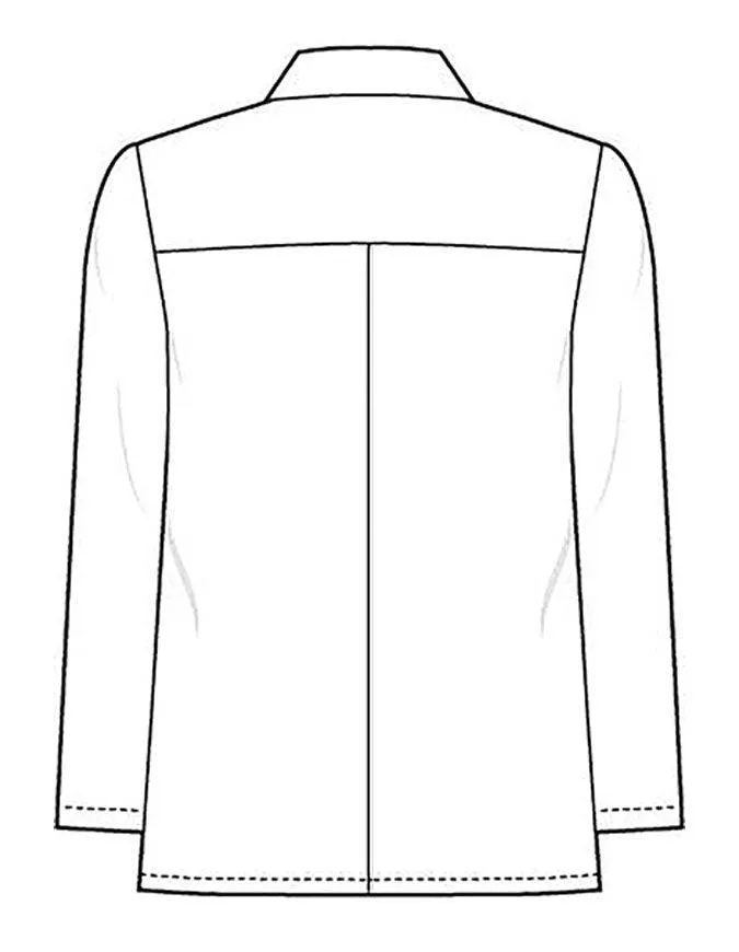 Cherokee Project Lab Men's Fit Consultation Length Lab Coat