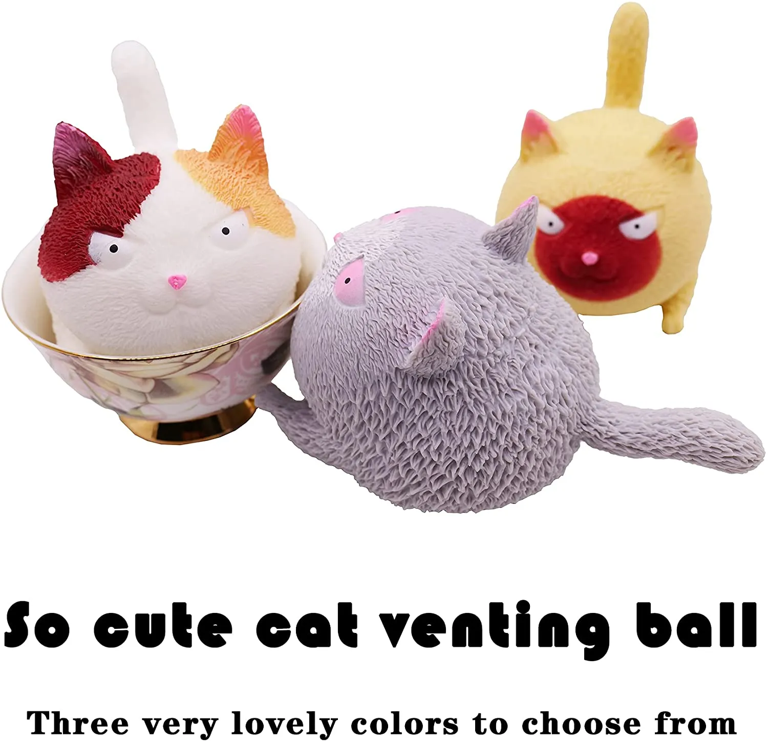 🎄Early Christmas Promotion 50% Off🎄🎅Funny Cute Cat Release Stress Ball