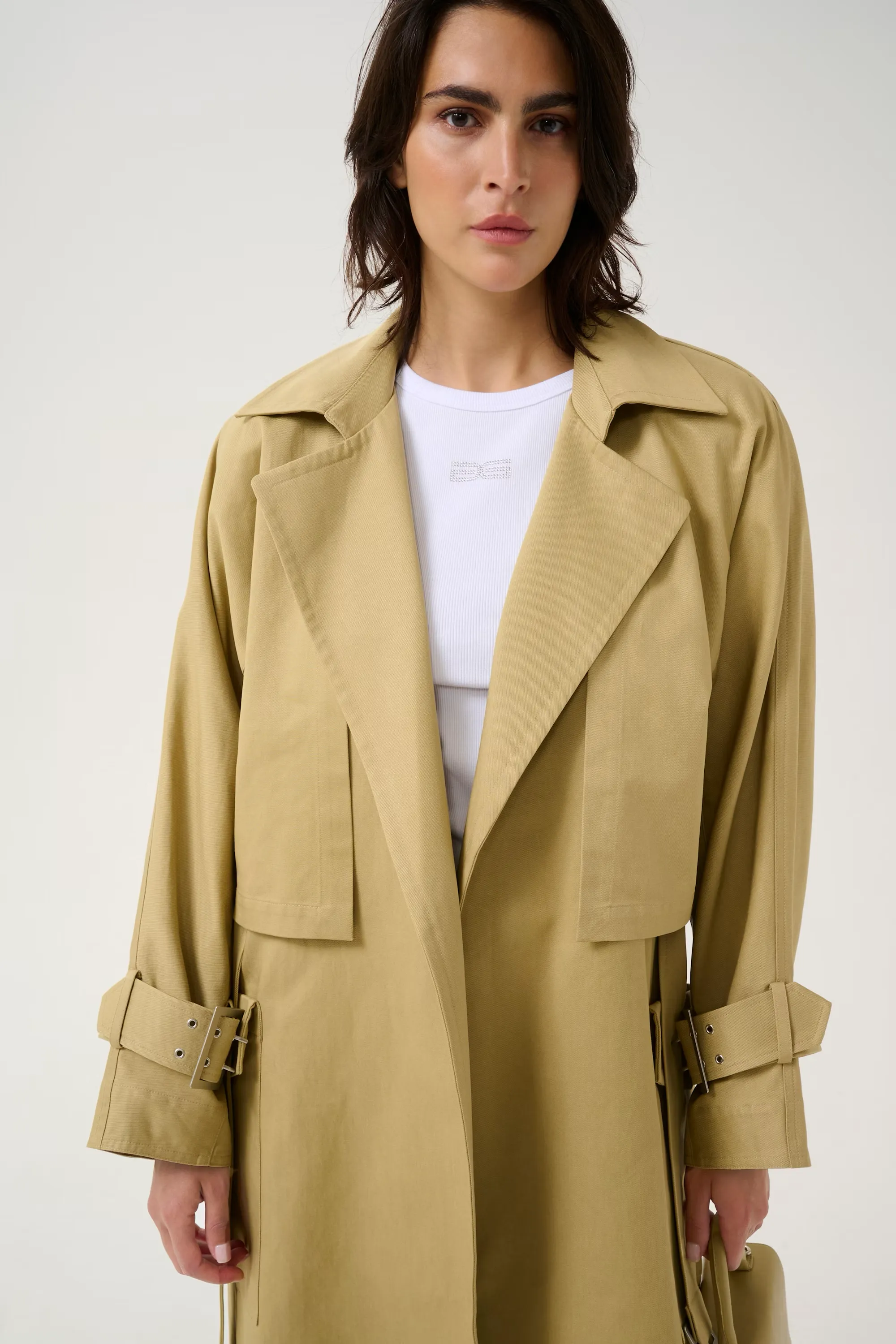 Gestuz - Souri Trench - Yellow Beige