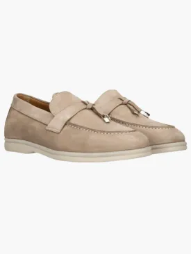 Kalfssude Loafers - Veterloos Ontwerp met Leren Binnenzool - Comfort en Stijl