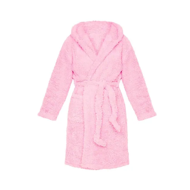 Snuggletastic Bear-Eared Plush Robe