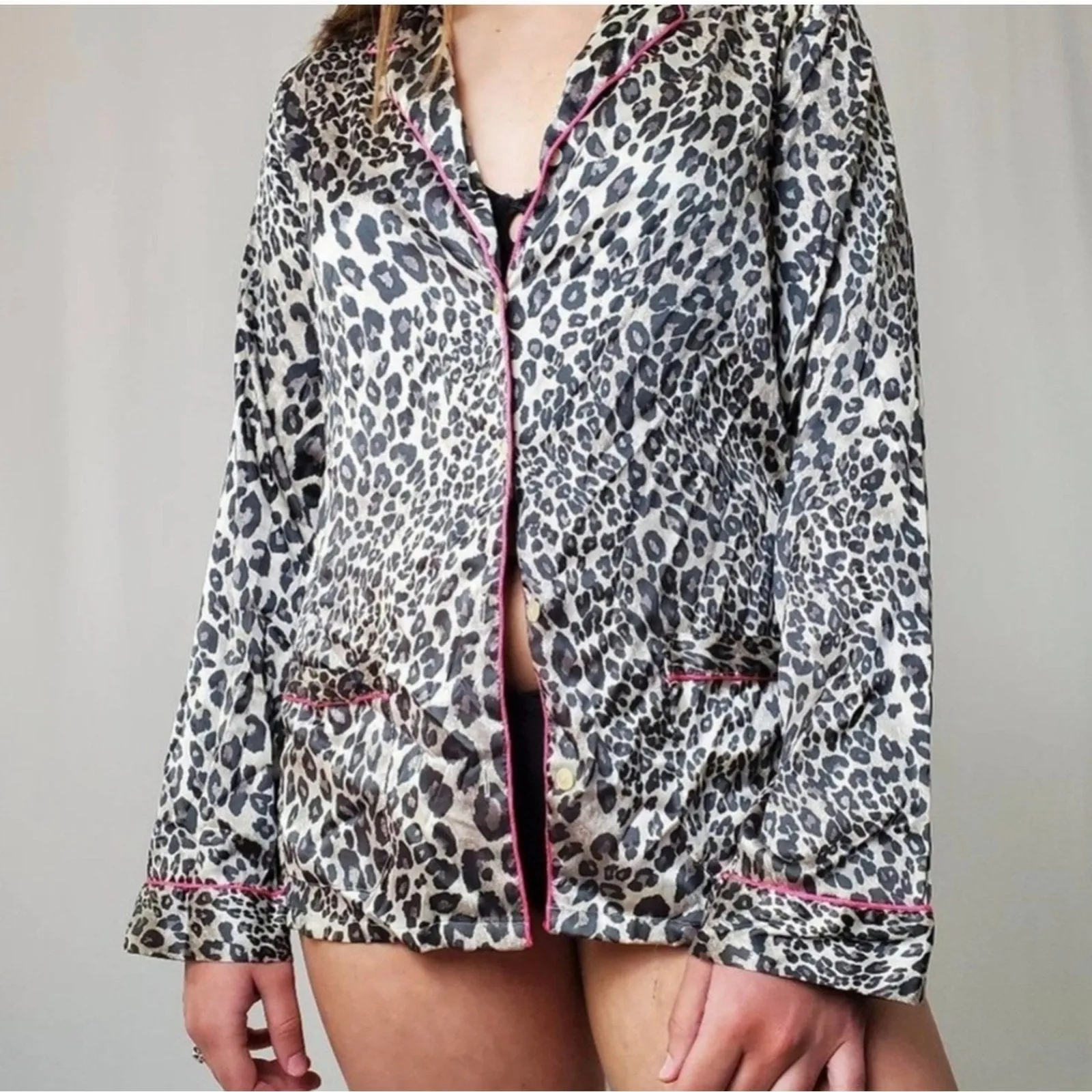 Victoria’s Secret Animal Print Pajama Loungewear Top