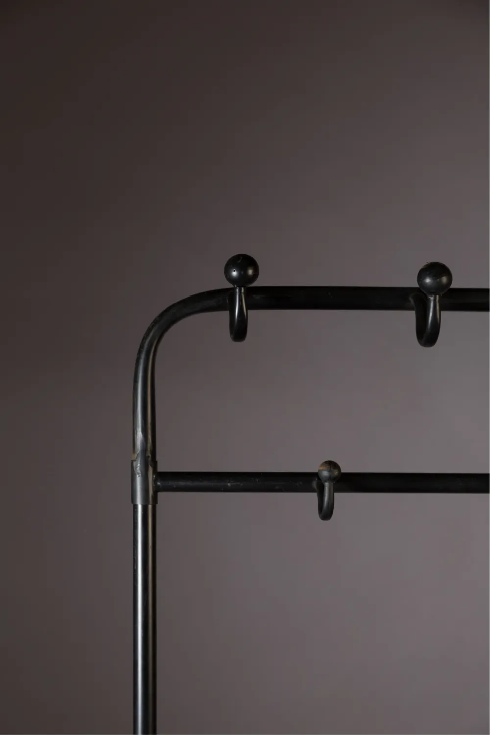 Vintage Black Free Standing Coat Rack | Dutchbone Lucius